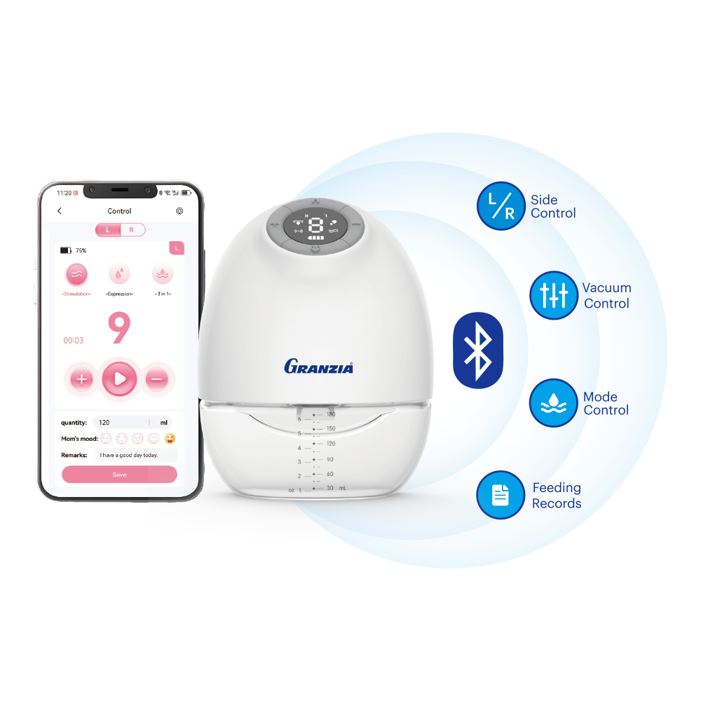 شفاط الثدي الذكي  والقابلة للارتداء  SutiaTech من جزانزيا