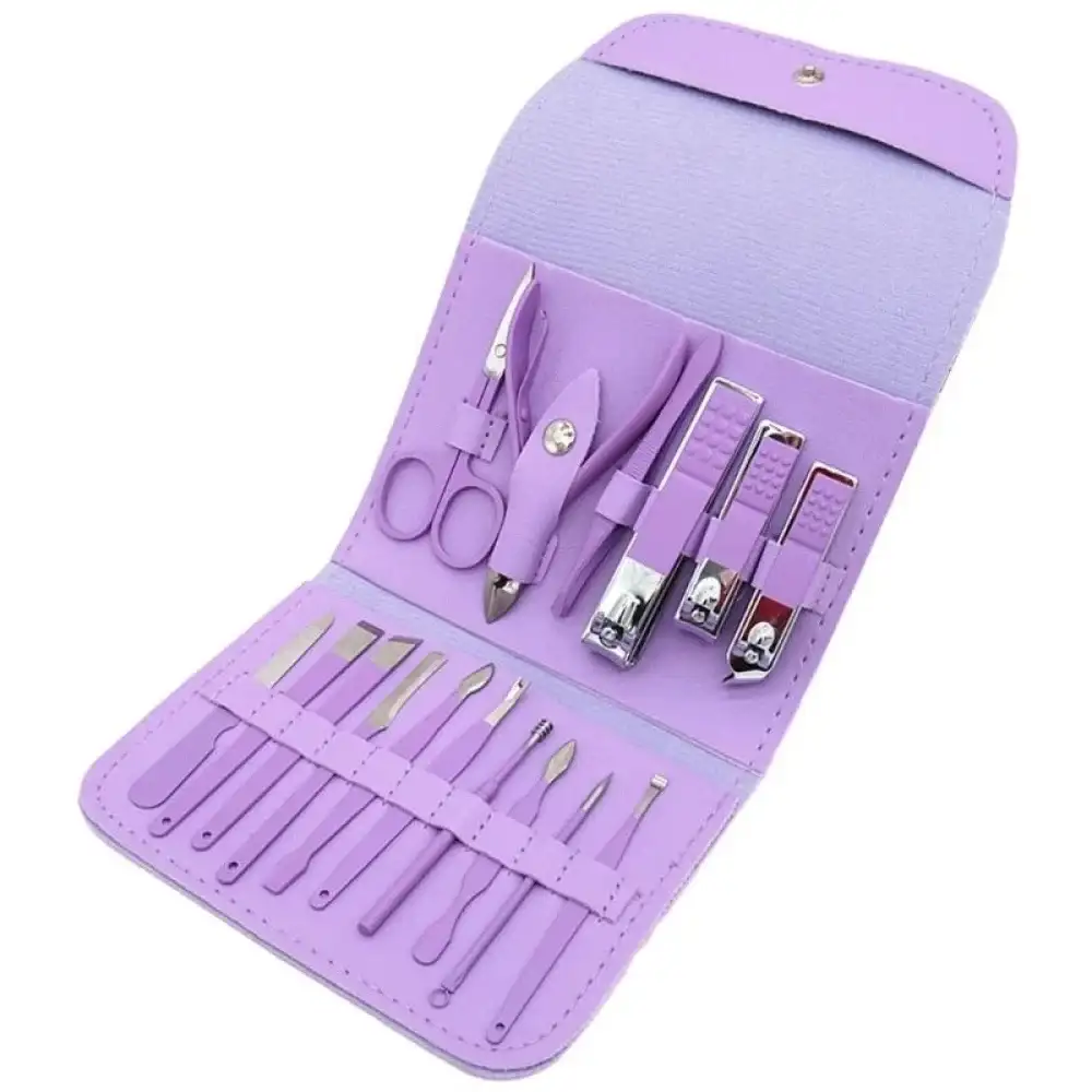 طقم العناية بالاظافر المتكامل 16 قطعة