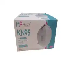 كمامة قابلة للطي مع صمام التنفس 10 قطع - لون ابيض