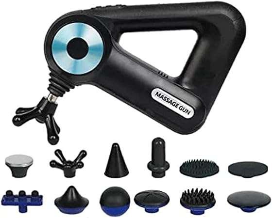 مسدس المساج و التدليك يعمل بالشحن مع 12 رأس مختلفة BLD-8890