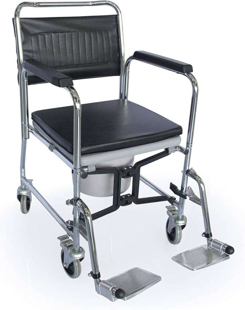 كرسي حمام متحرك قابل للطي من يوويل