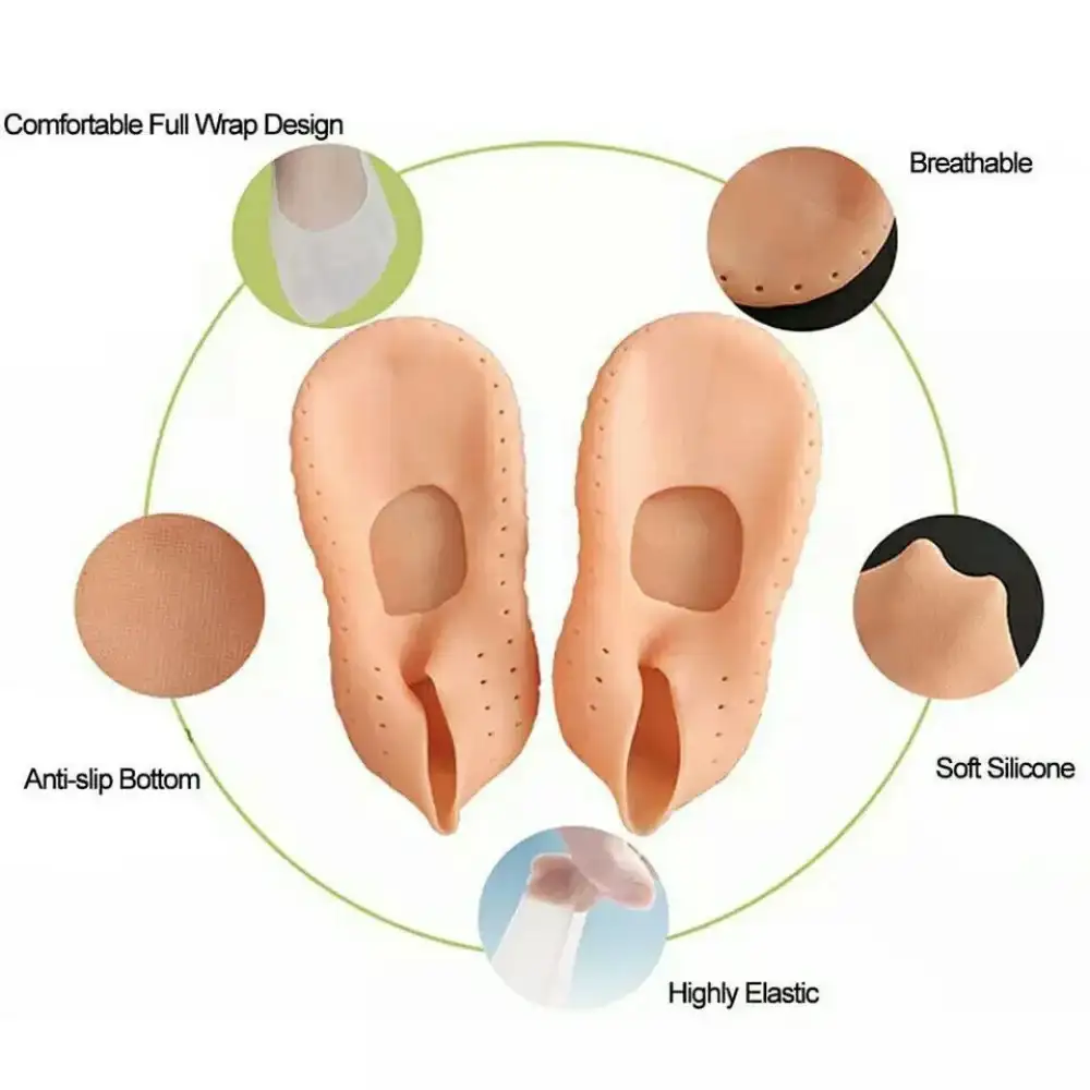 شراب سيليكون لتشقق القدمين